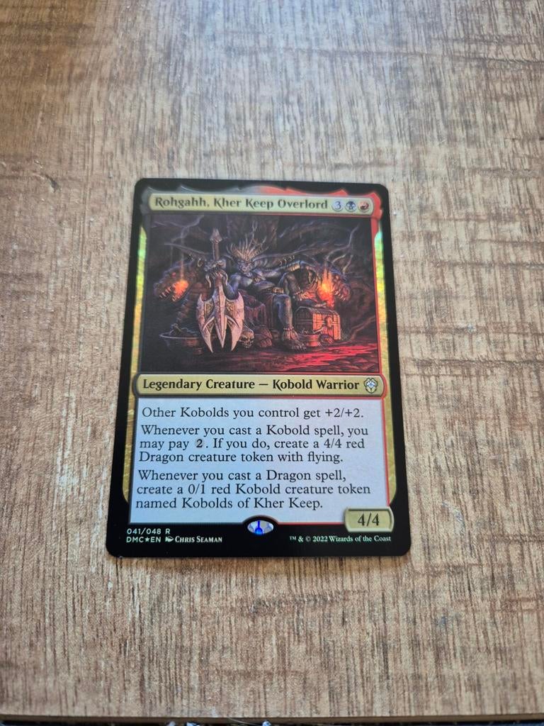 Magic the Gathering: Rohgahh, Kher Keep Overlord (Foil), Ophalen of Verzenden, Zo goed als nieuw, Losse kaart, Foil