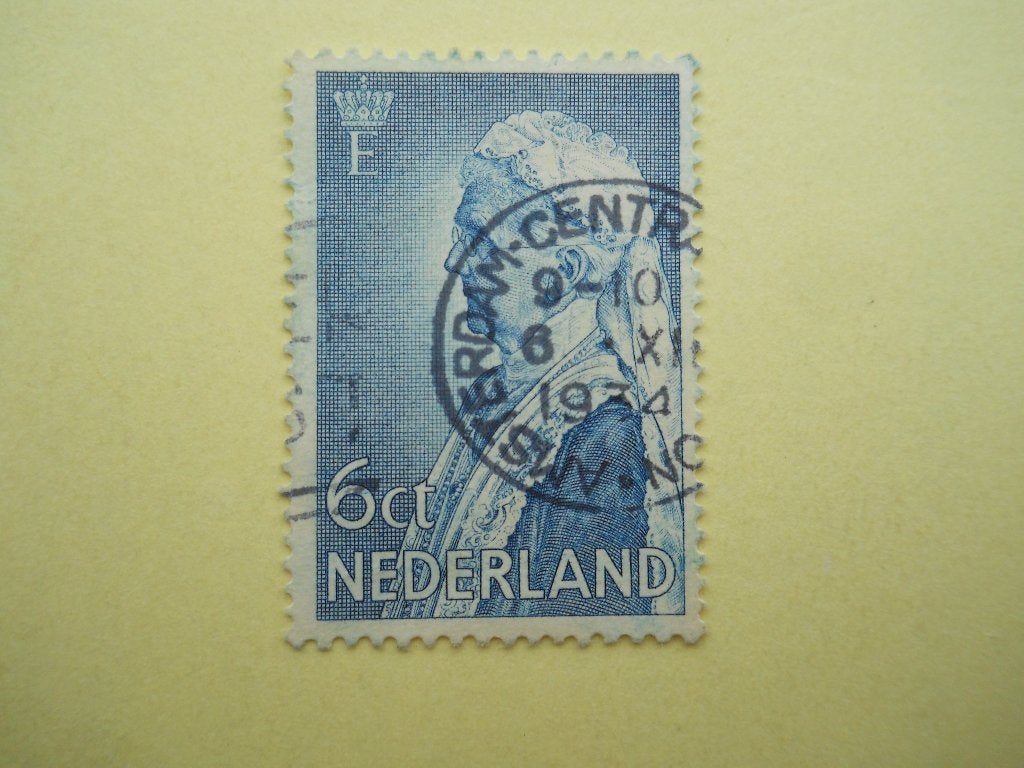 Nederland 1934 Koningin Emma-zegel Nvph.269 gest. Amsterdam, Postzegels en Munten, Ophalen of Verzenden, T/m 1940, Gestempeld