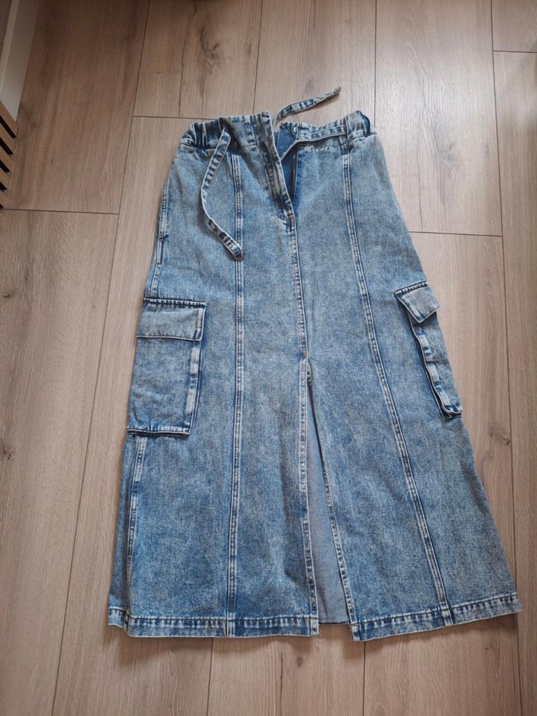 Denim rok maat  s, Ophalen of Verzenden, Zo goed als nieuw, Blauw, Boven de knie