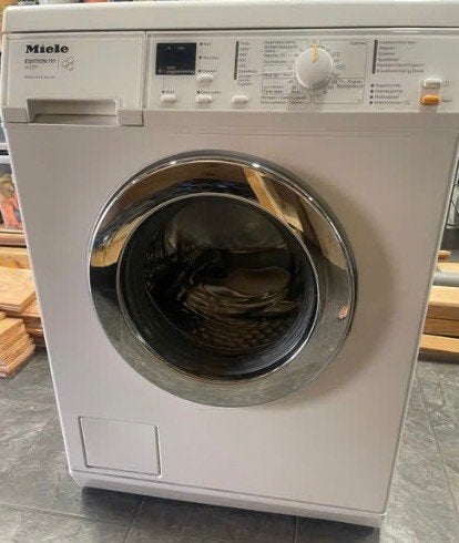 Miele W3371 Edition 111 Wasmachine, Witgoed en Apparatuur, Ophalen, Gebruikt, Voorlader, Kort programma