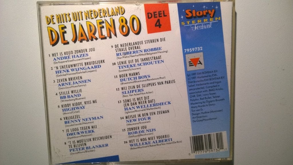 De Hits Uit Nederland De Jaren 80 Deel 4, Ophalen of Verzenden, Zo goed als nieuw, Nederlandstalig, Album