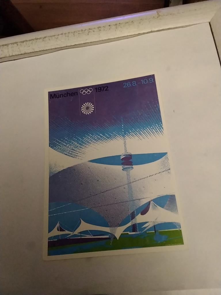 OLYMPISCHE SPELEN  1972 /  ANSICHTKAART, Verzamelen, Ophalen of Verzenden, 1960 tot 1980
