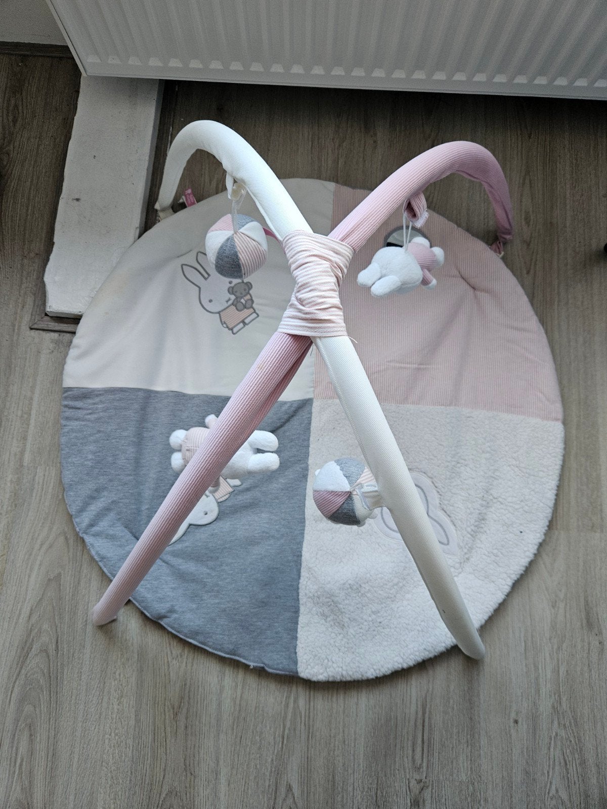 Nijntje Speelkleed met Babygym - Roze/Grijs, Ophalen of Verzenden, Gebruikt, Speelkleed