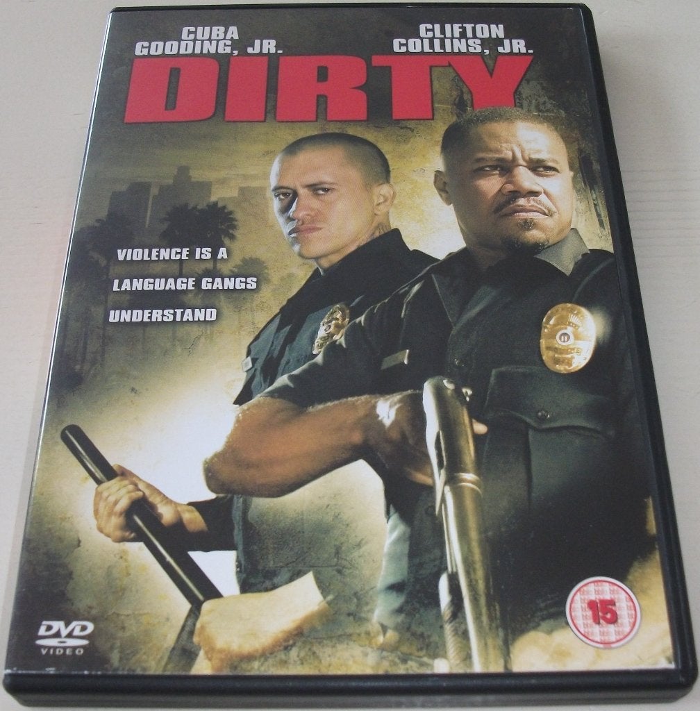 Dvd *** DIRTY *** Violence is a language people understand, Import, Vanaf 16 jaar, Actiethriller, Zo goed als nieuw