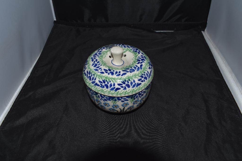 Apple Pot Forget me Not Bunzlau Castle servies, Keramiek, Ohmstraat 20, 3861NB Nijkerk, Overige typen, Nieuw