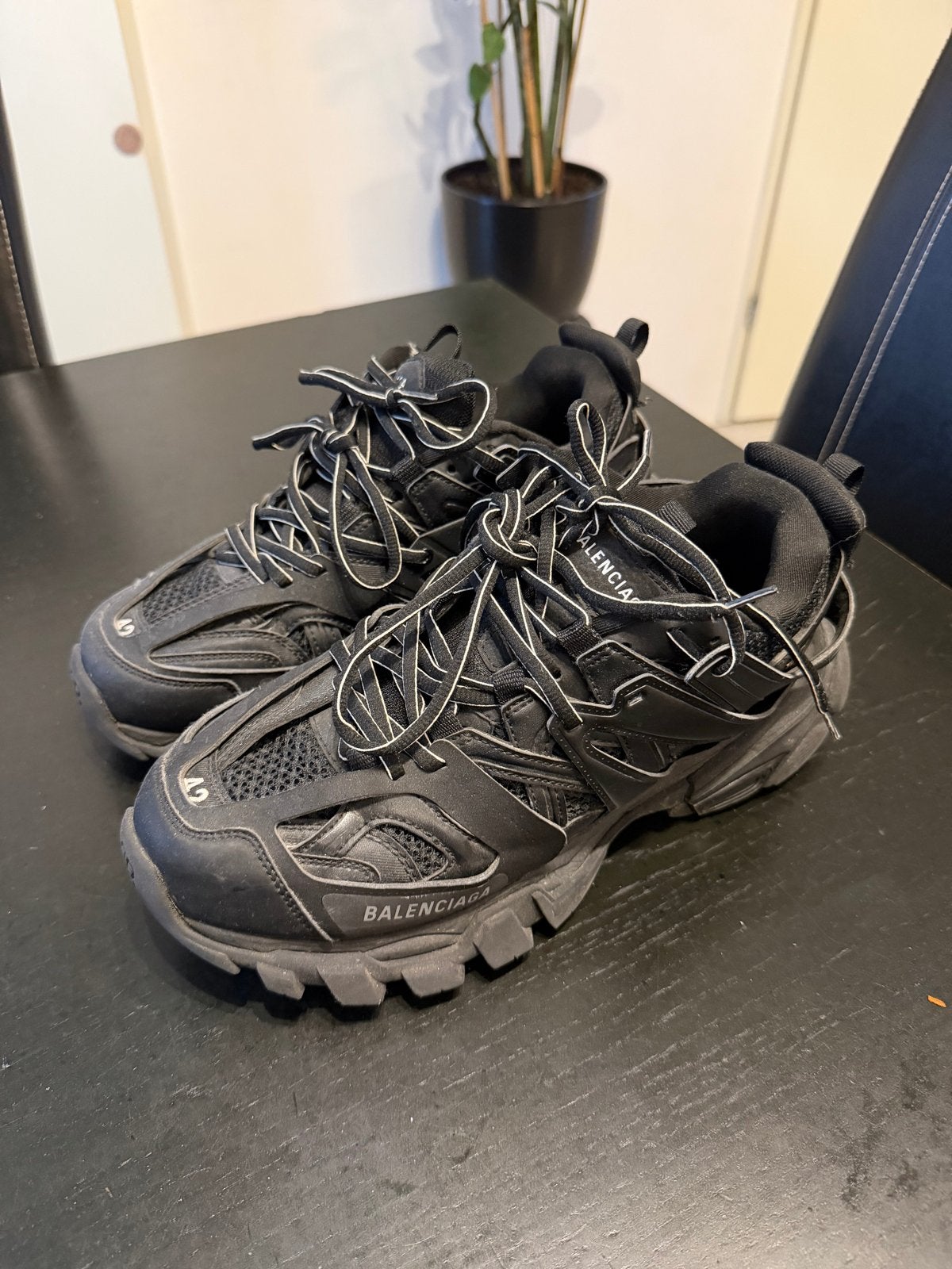 Balenciaga Track Sneakers Zwart - Maat 42, Ophalen, Gedragen, Zwart, Sneakers of Gympen