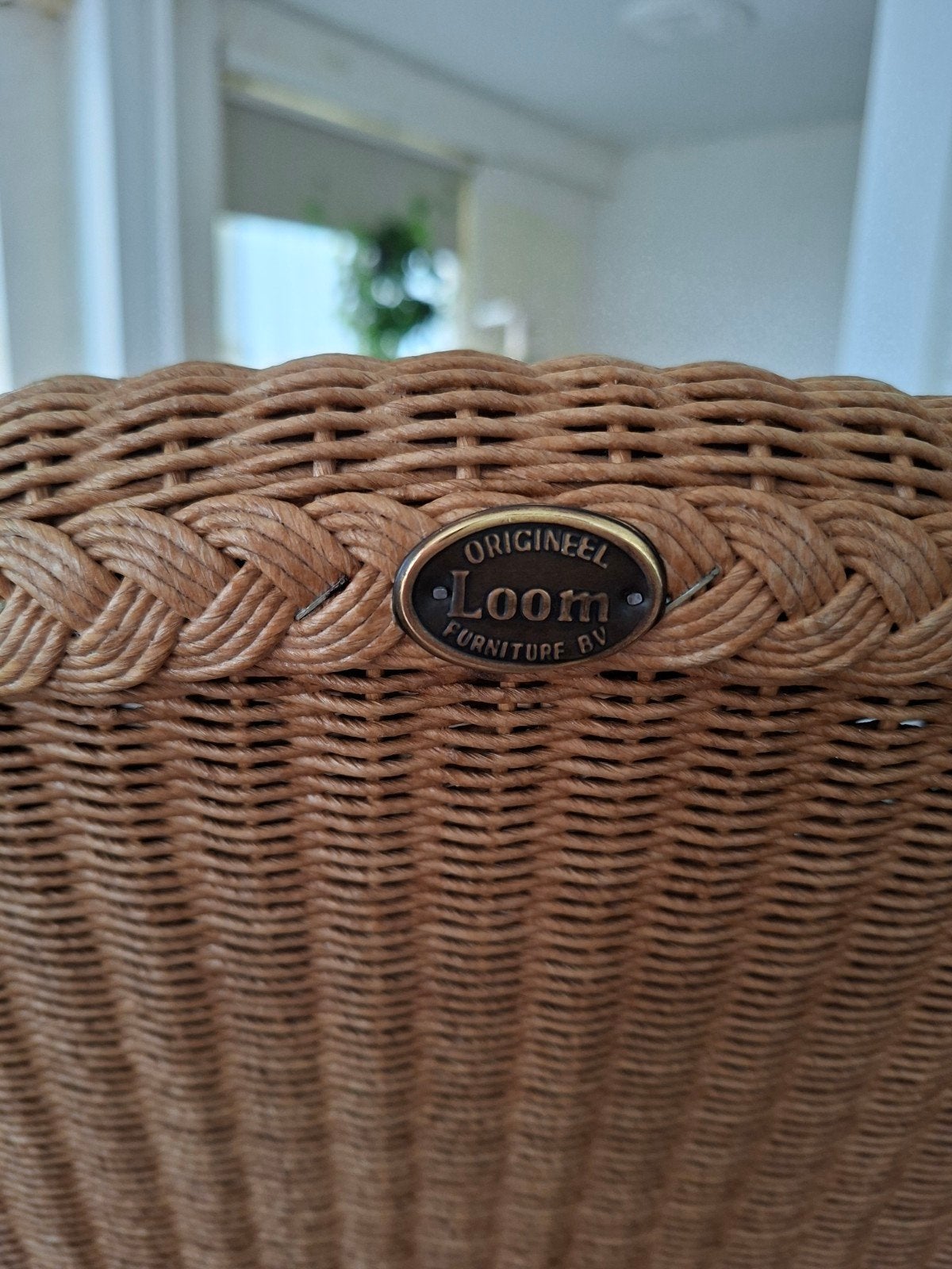 4 eethoekstoelen, Huis en Inrichting, Stoelen, Ophalen, Gebruikt, Bruin, Riet of Rotan