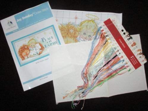 Nieuw borduurpakket engel peace on earth vrede 33 bij 19 cm, Ophalen of Verzenden, Nieuw, Borduurpakket