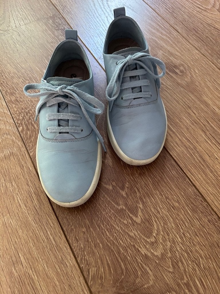 Ecco (gym) schoenen maat 38 light blauw, Ecco, Blauw, Ophalen of Verzenden, Sneakers of Gympen