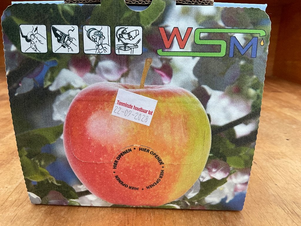 Versgeperst fruitsap, Ophalen