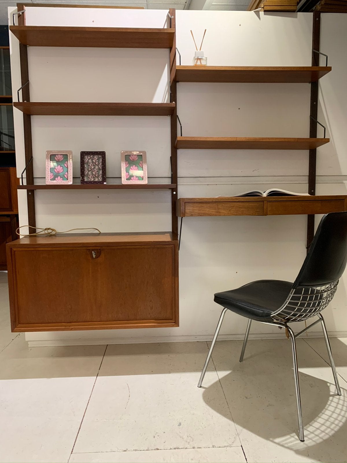 Poul Cadovius by Royal System vintage modulair wandsysteem, Huis en Inrichting, Kasten | Wandmeubels, Gebruikt, 200 cm of meer