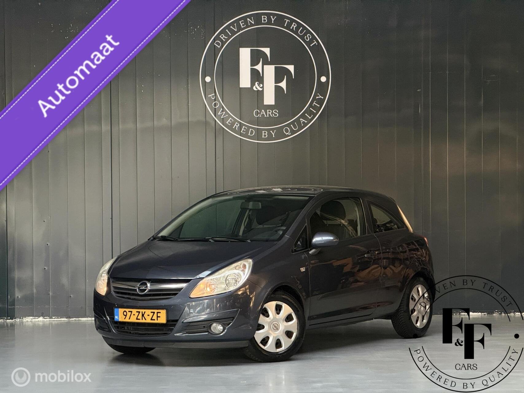 Opel Corsa 1.2-16V Business | Automaat | Cruise | Airco|NAP, Auto's, Zwart, 1229 cc, Origineel Nederlands, Bedrijf