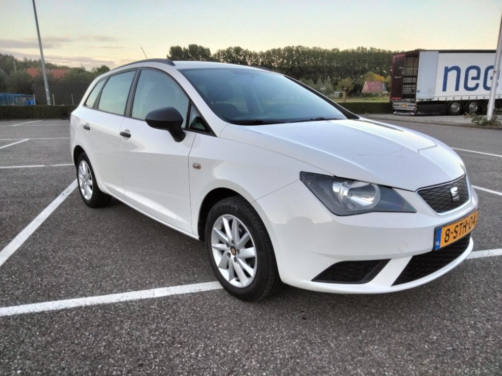 Te koop Seat Ibiza 1.2TDI 55KW Ecomotive ST 2013 Wit, Voorwielaandrijving, Euro 5, Stof, 74 pk