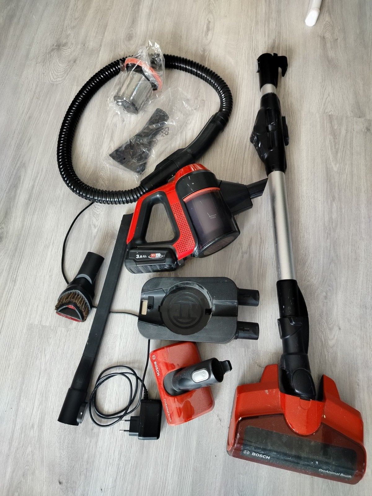 Bosch Pro Animal steelstofzuiger - motor defect, werkt nog, Gebruikt, Reservoir, Geschikt voor huisdieren, Steelstofzuiger