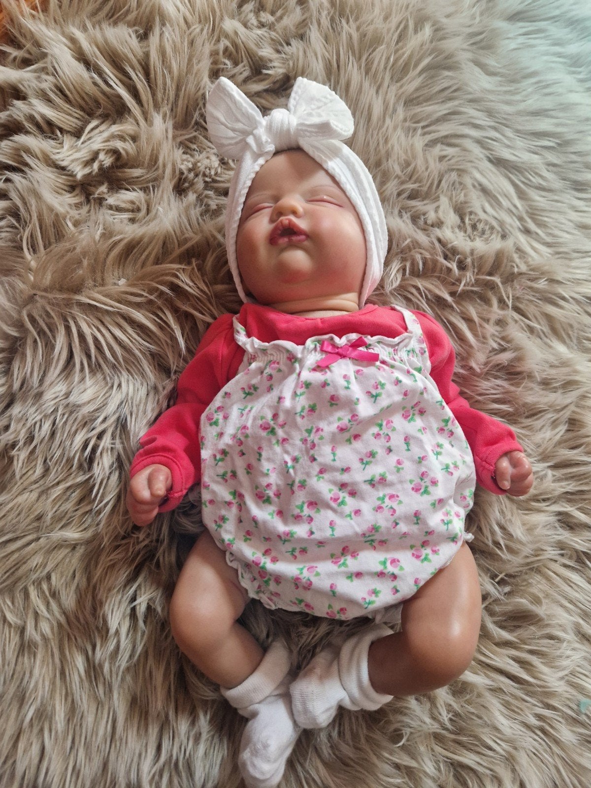 Reborn baby Amy (50 cm) met veel extra kleertjes, Ophalen of Verzenden