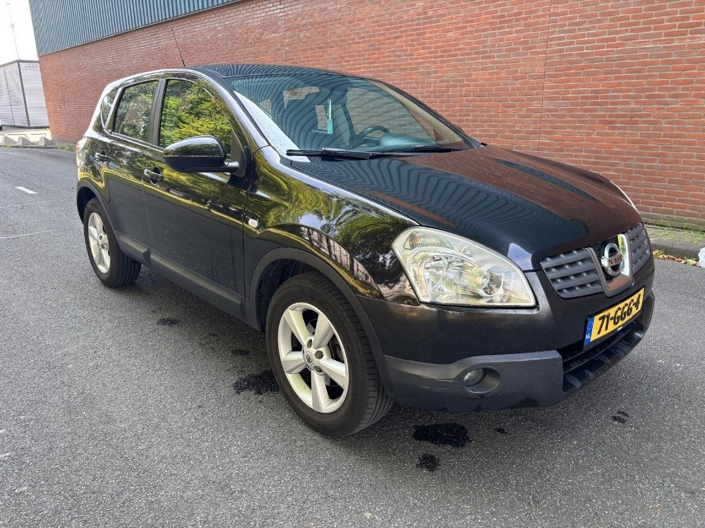 Nissan Qashqai 2.0 DCI 2WD 2008 Zwart, Auto's, Voorwielaandrijving, 15 km/l, 1995 cc, Zwart