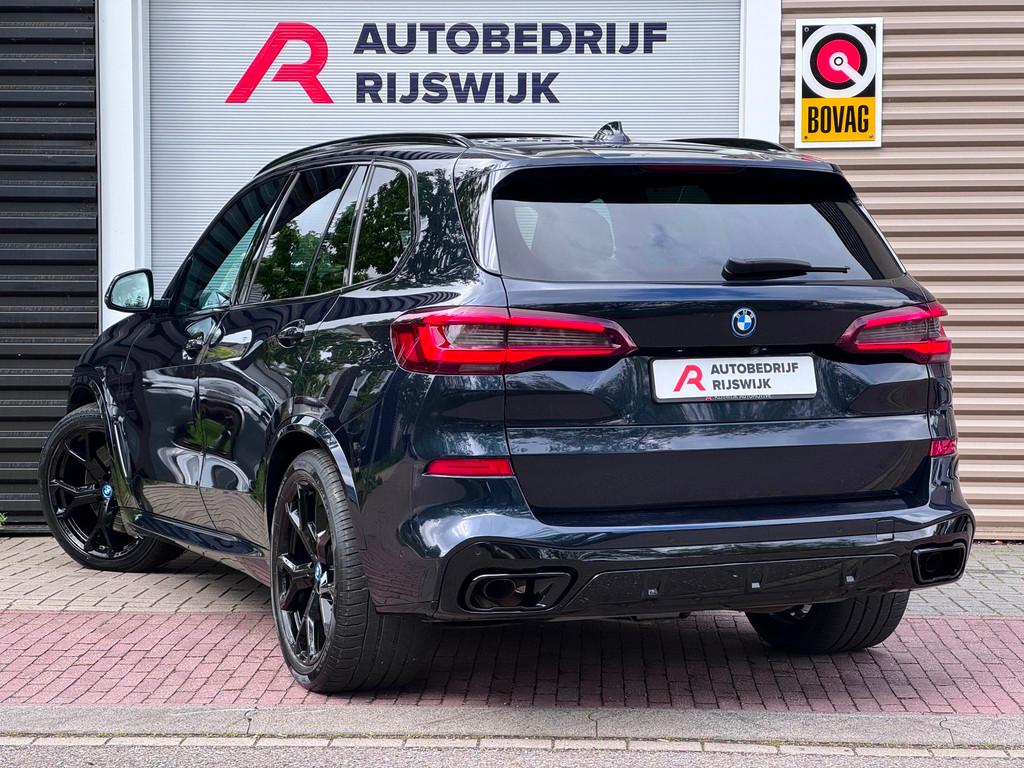 BMW X5 XDrive45e High Executive Pano/H&K/Memory/Laser, Auto's, BMW, 12 maanden, Gebruikt, Lichtsensor, Zwart