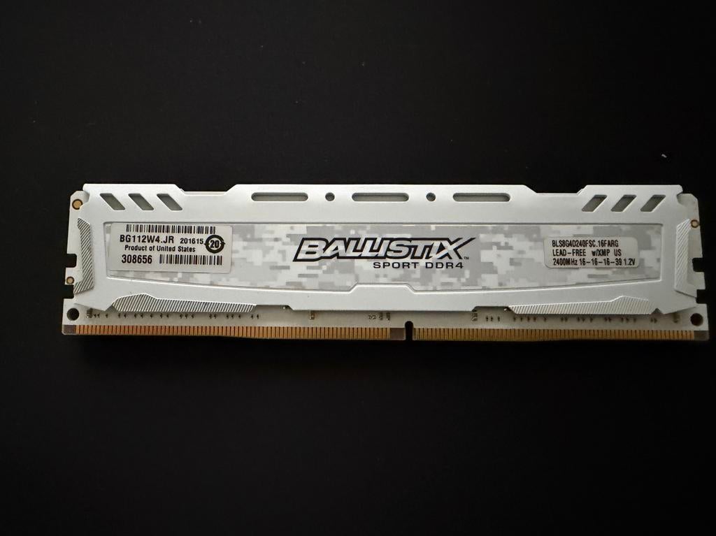 Crucial Ballistix Sport DDR4 RAM, DDR4, 8 GB, Ophalen of Verzenden, Zo goed als nieuw