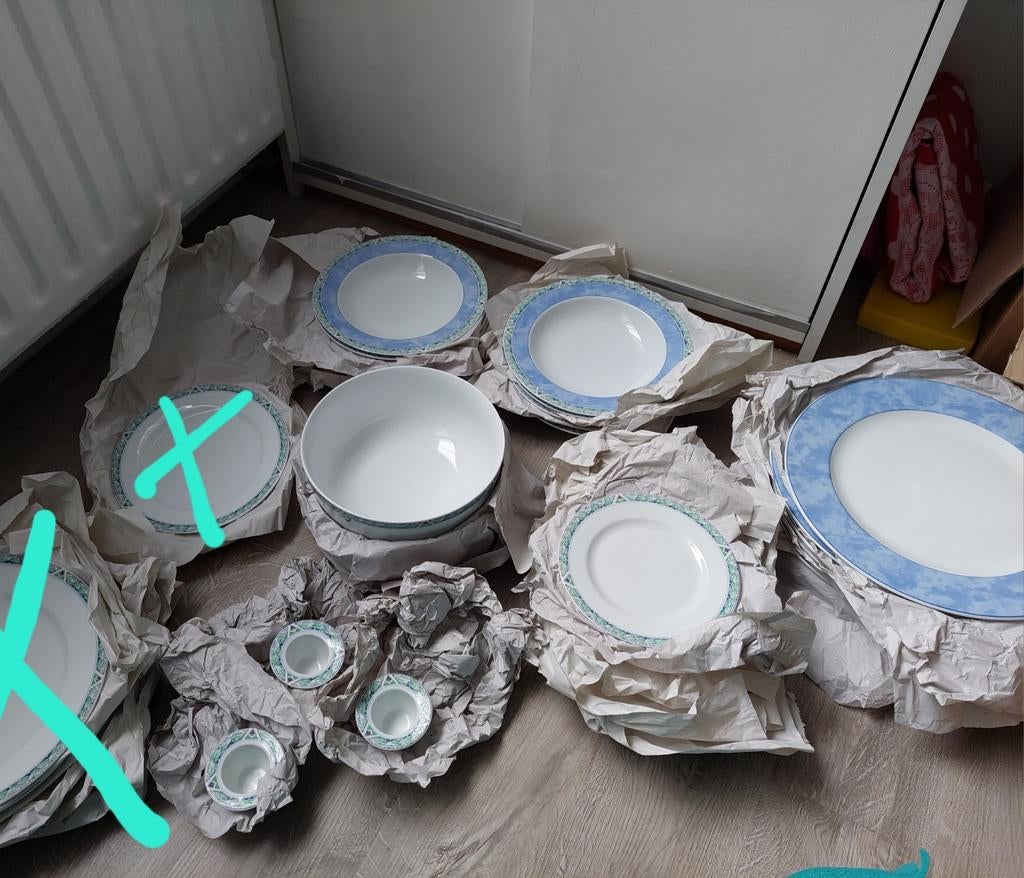 Servies Arzberg Albert Heijn, Ophalen