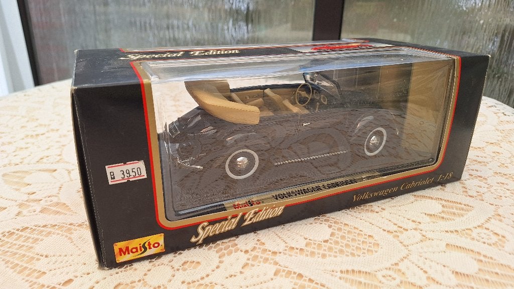 VW Kever Cabrio 1951 - Maisto Special Edition, Verzenden, Zo goed als nieuw, Auto, Maisto