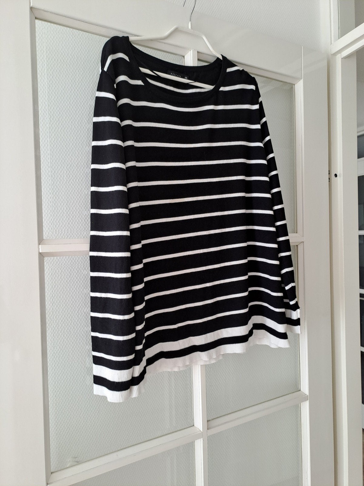 Bretonse trui zgan.xl/xxl/ blauw wit, Ophalen of Verzenden, Zo goed als nieuw, Maat 46/48 (XL) of groter, Blauw