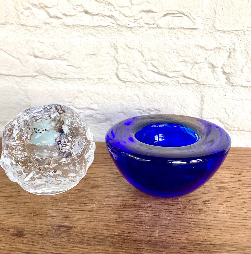 Kosta Boda Zweden: snowball Votive en Atoll, Ophalen of Verzenden