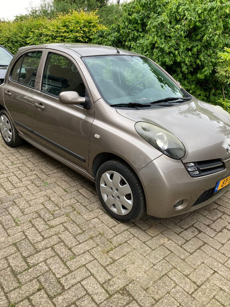 prima rijdende micra, Auto's, Nissan, Particulier, Micra, Benzine, Handgeschakeld, Bruin, Stof, Ophalen