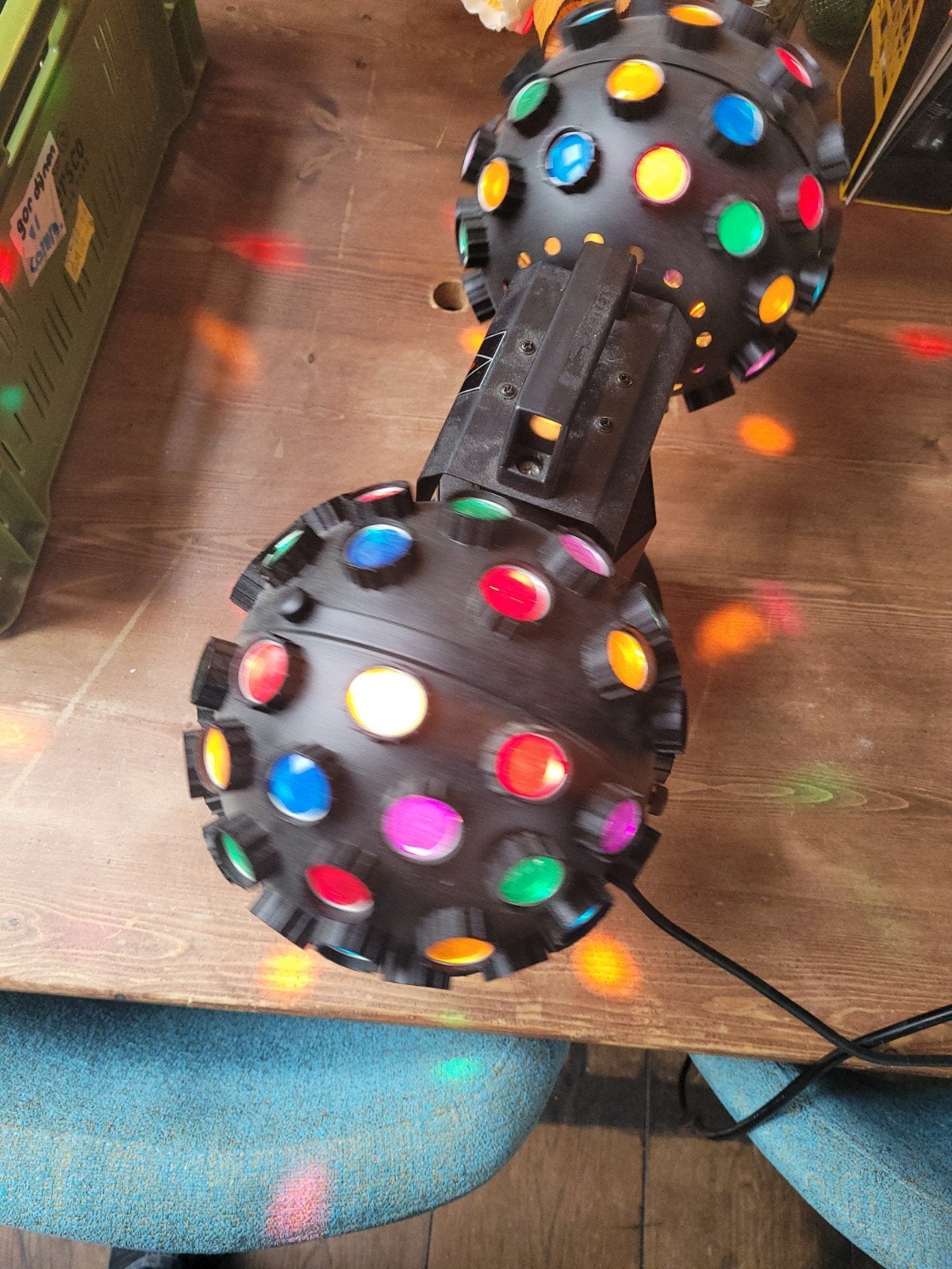Dubbele Discolamp / Feestverlichting, Muziek en Instrumenten, Licht en Laser, Ophalen of Verzenden