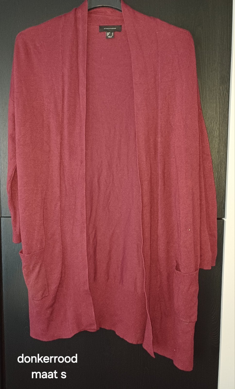 Donkerrood vest maat S, Kleding | Dames, Atmosphere, Ophalen of Verzenden, Maat 36 (S), Gedragen