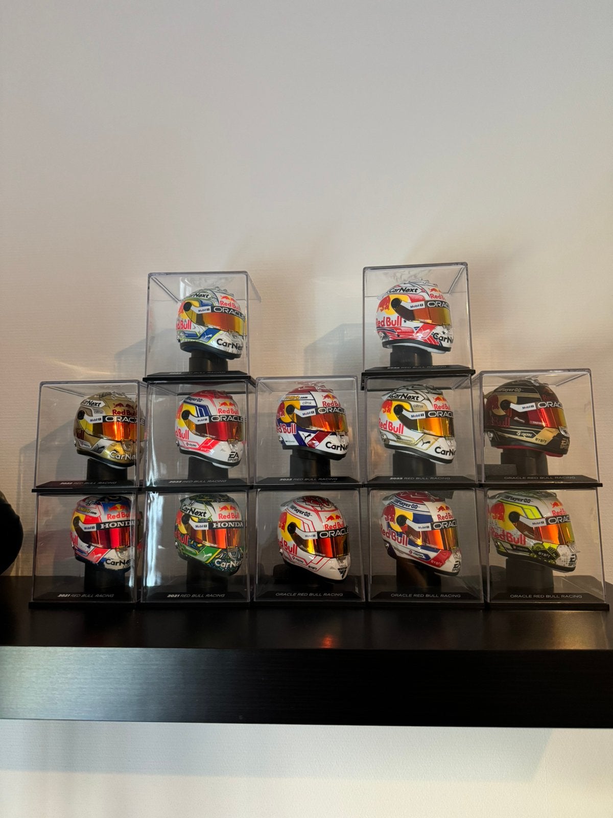Max verstappen helmen 1/4, Verzenden