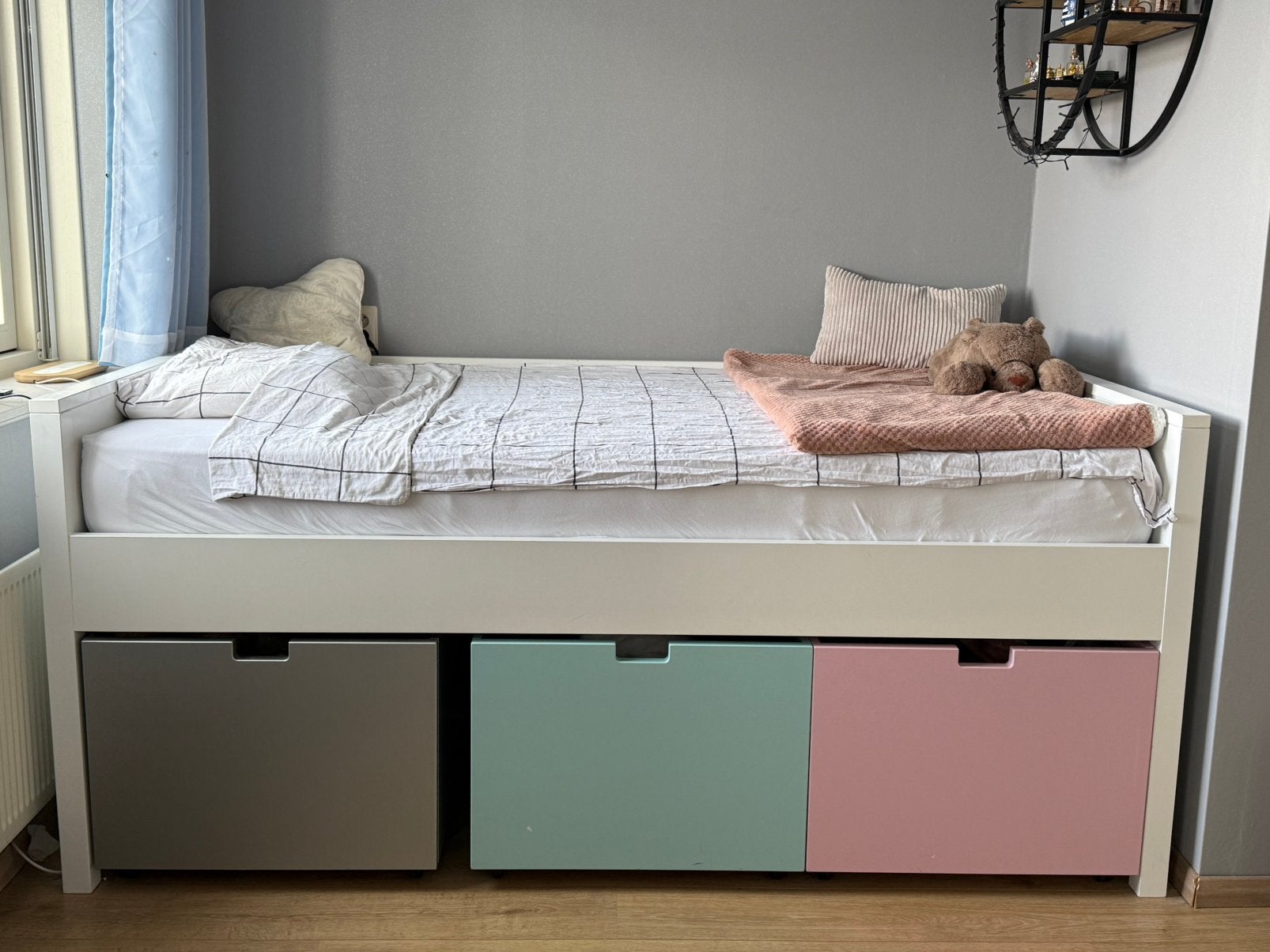 Bopita mix and match bed 120cm en kledingkast 120cm