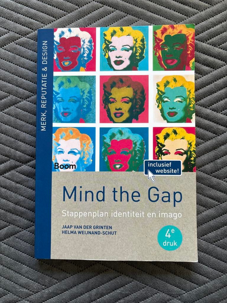 Mind the Gap - Stappenplan identiteit en imago (4e druk), Boeken, Ophalen of Verzenden, Gamma, Zo goed als nieuw, HBO
