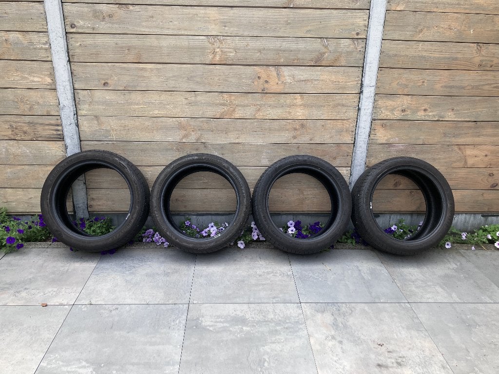 Breed set Mercedes Original Goodyear Eagle F1 zomer banden, Ophalen, 18 inch, Overige, Gebruikt
