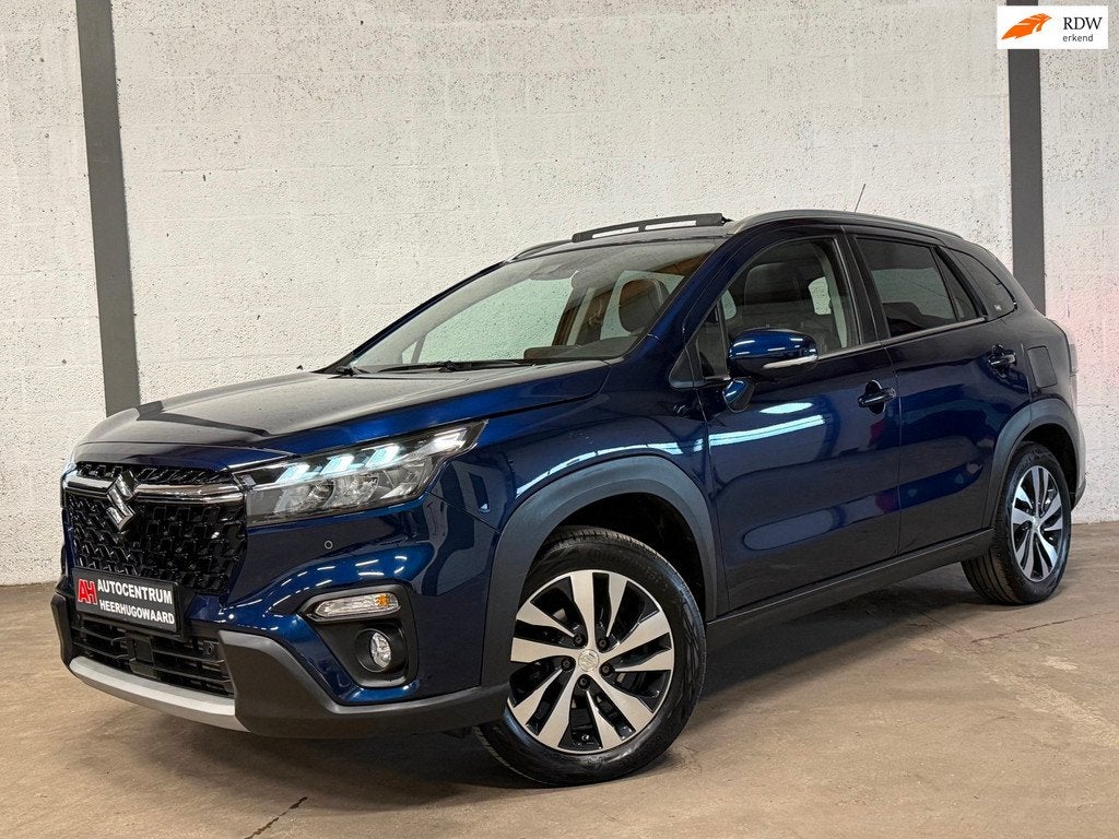 Suzuki S-Cross 1.4 Boosterjet AllGrip Style Smart Hybrid Aut, Auto's, Automaat, Gebruikt, Zwart, 4 cilinders