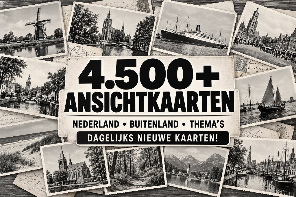 4.500+ Ansichtkaarten | Nederland, Buitenland & Thema's, Ophalen of Verzenden, 1940 tot 1960, Gelopen, Noord-Holland