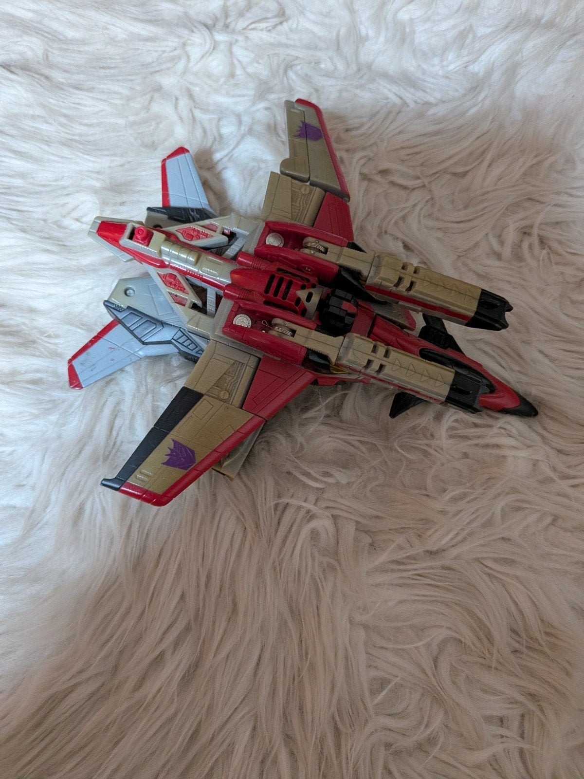 Transformers Starscream Jet Vliegtuig Speelgoed, Ophalen of Verzenden, Gebruikt