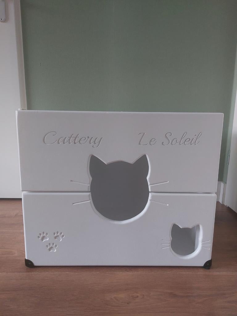 🐱 Houten Werpkist poes Werpkist Cattery  vanaf € 149,99, Ophalen of Verzenden, Nieuw