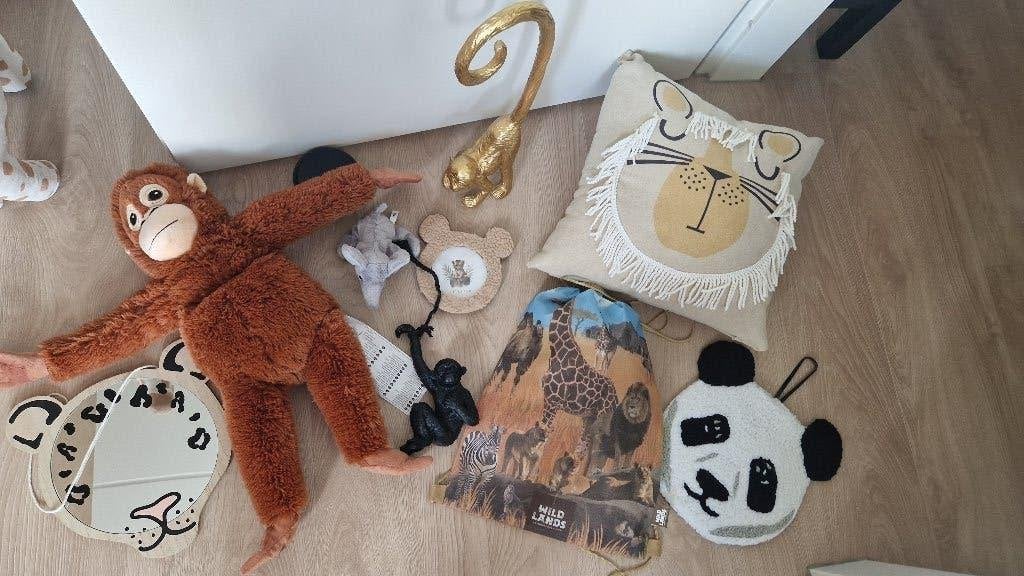 Kinderkamer Jungle inrichting accessoires, Kinderen en Baby's, Kinderkamer | Inrichting en Decoratie, Overige merken, Zo goed als nieuw