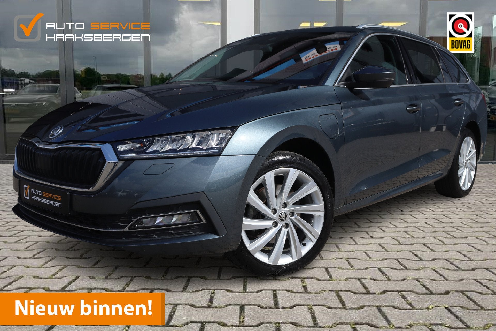 Skoda Octavia 1.4 TSI iV PHEV Business Edition | LED | Camer, Auto's, Stof, Gebruikt, Zwart, 4 cilinders