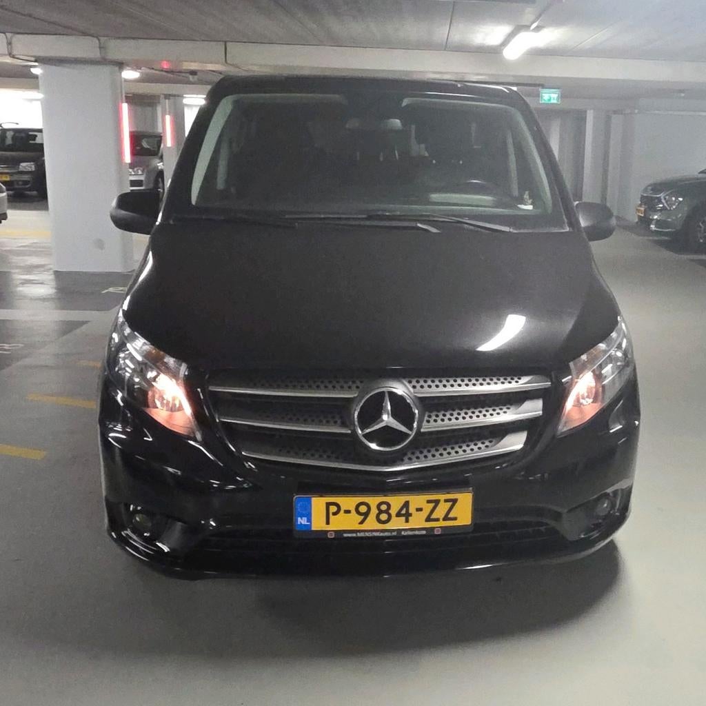 Mercedes-Benz Vito Evito Tourer pro L2 116pk 2019 Zwart, Zwart, Zwart, Leder, Elektrisch