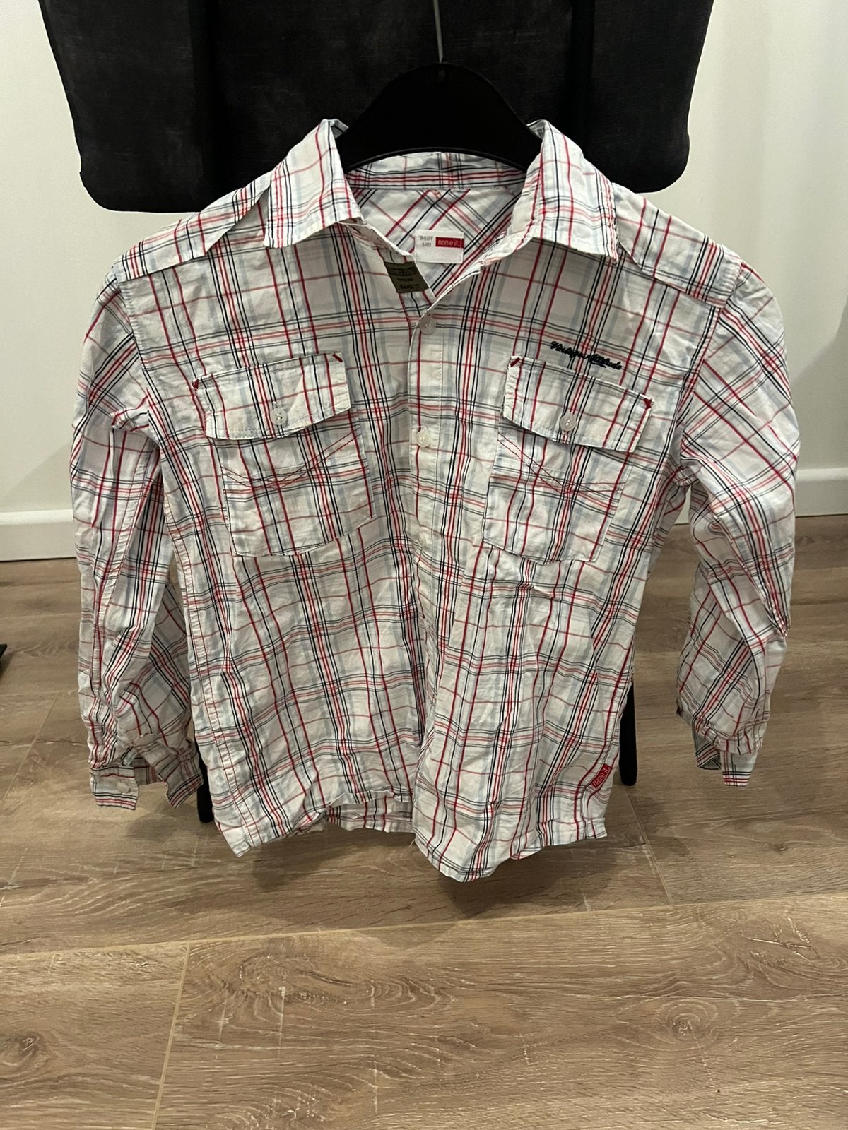 Overhemd maat 140, Ophalen of Verzenden, Zo goed als nieuw, Jongen, Overhemd of Blouse