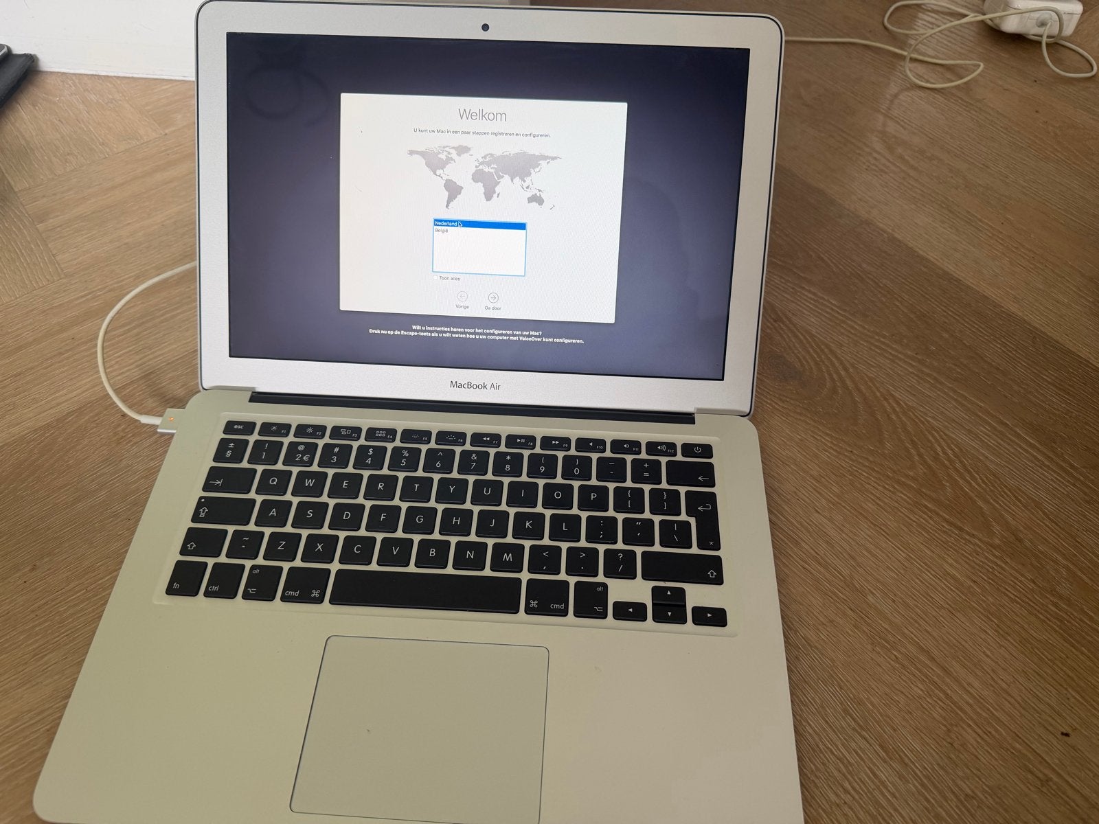 MacBook Air, Computers en Software, Apple Macbooks, Ophalen, Gebruikt, Qwerty, 13 inch