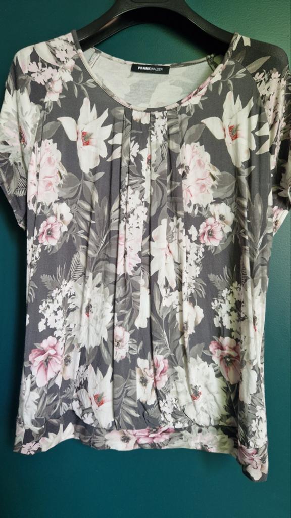 Frank Walder top shirt maat 42, Kleding | Dames, Maat 42/44 (L), Ophalen of Verzenden, Zo goed als nieuw, Korte mouw