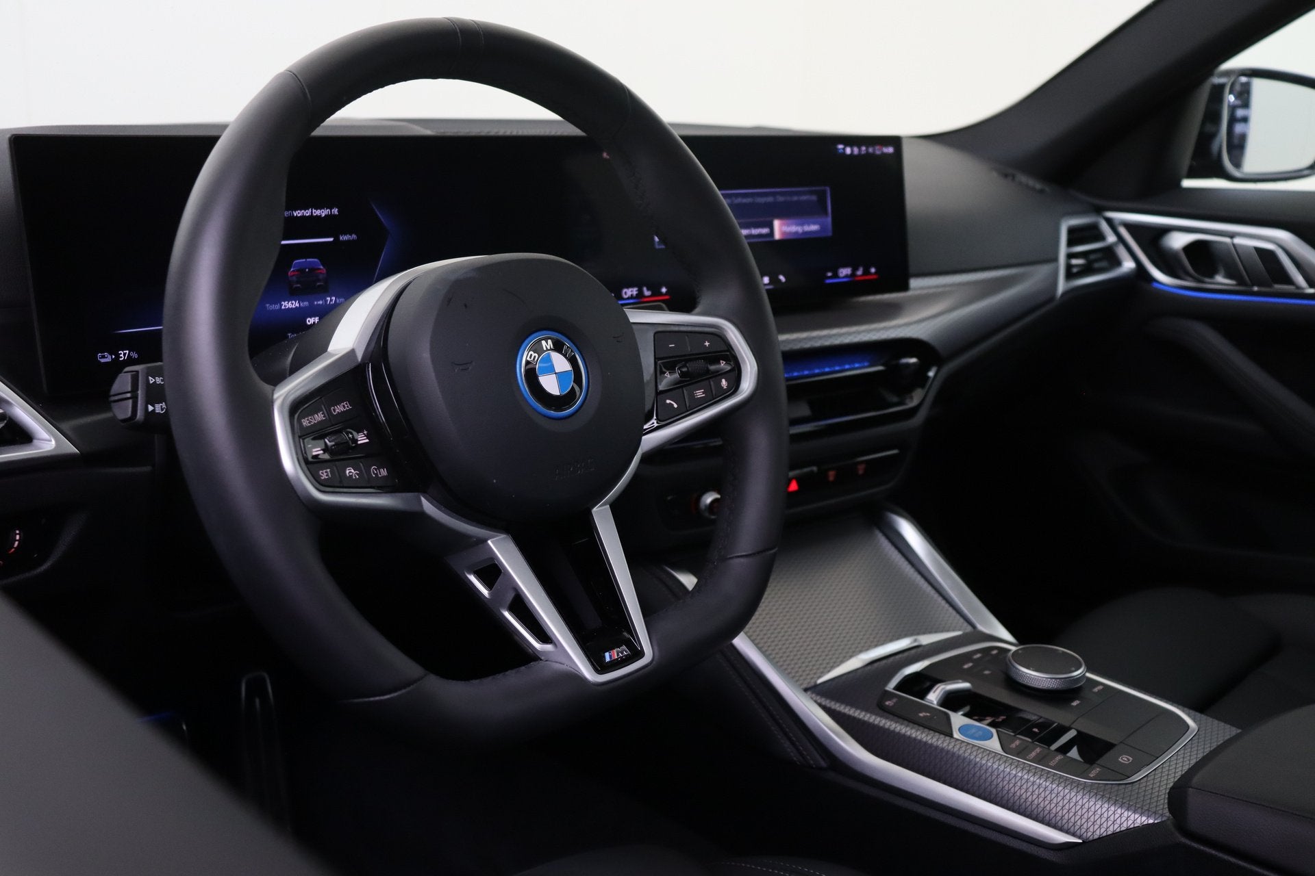BMW i4 eDrive40 M Sport / Trekhaak / Achteruitrijcamera / St, Auto's, Dealer onderhouden, Achterwielaandrijving, Gebruikt, Zwart