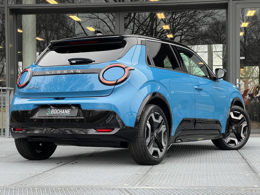 Nissan Micra EVOLVE 52 kWh | NIEUW MODEL DIRECT UIT VOORRAAD, Stof, 150 pk, Blauw, 416 km