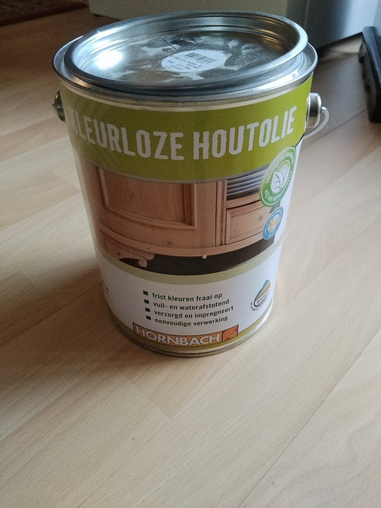 Houtolie voor schutting., Ophalen, Overige kleuren, Beits, Zo goed als nieuw