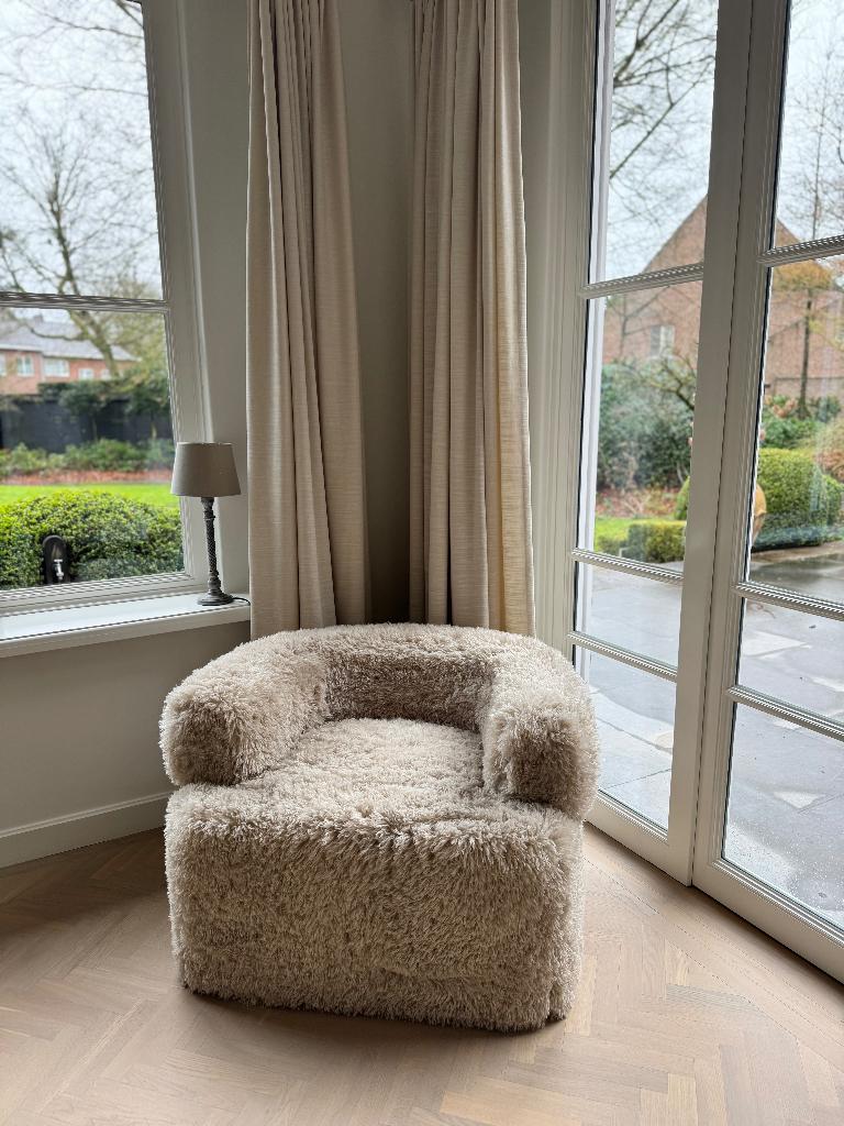 Fauteuil Sklum, Huis en Inrichting, Stoelen, Ophalen, Overige kleuren, Creme beige, Nieuw