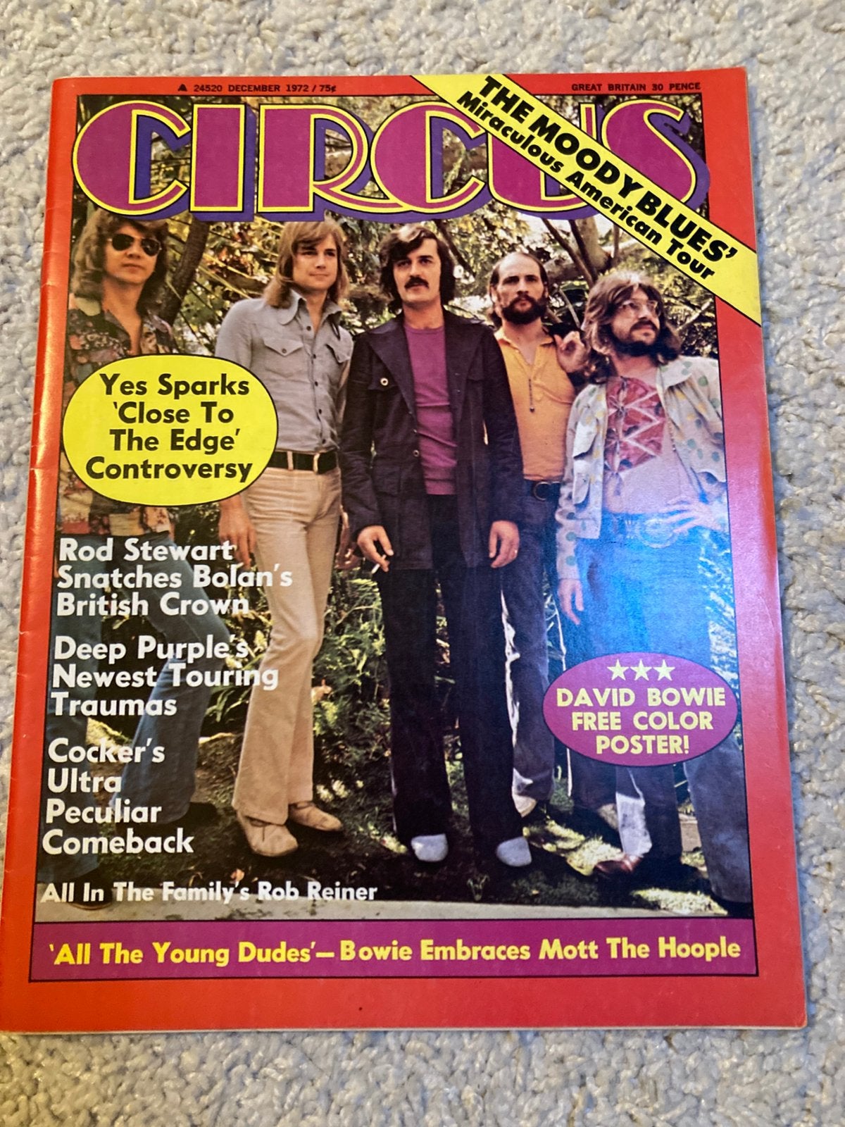 CIRCUS 1972 RORY GALLAGHER Deep Purple SAILCAT Humble Pie, Boeken, Tijdschriften en Kranten, Ophalen of Verzenden, Muziek, Film of Tv