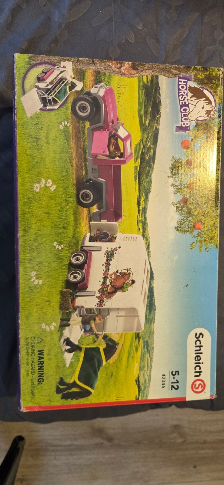 Schleich Horse Club Pick-up met paardentrailer, Ophalen