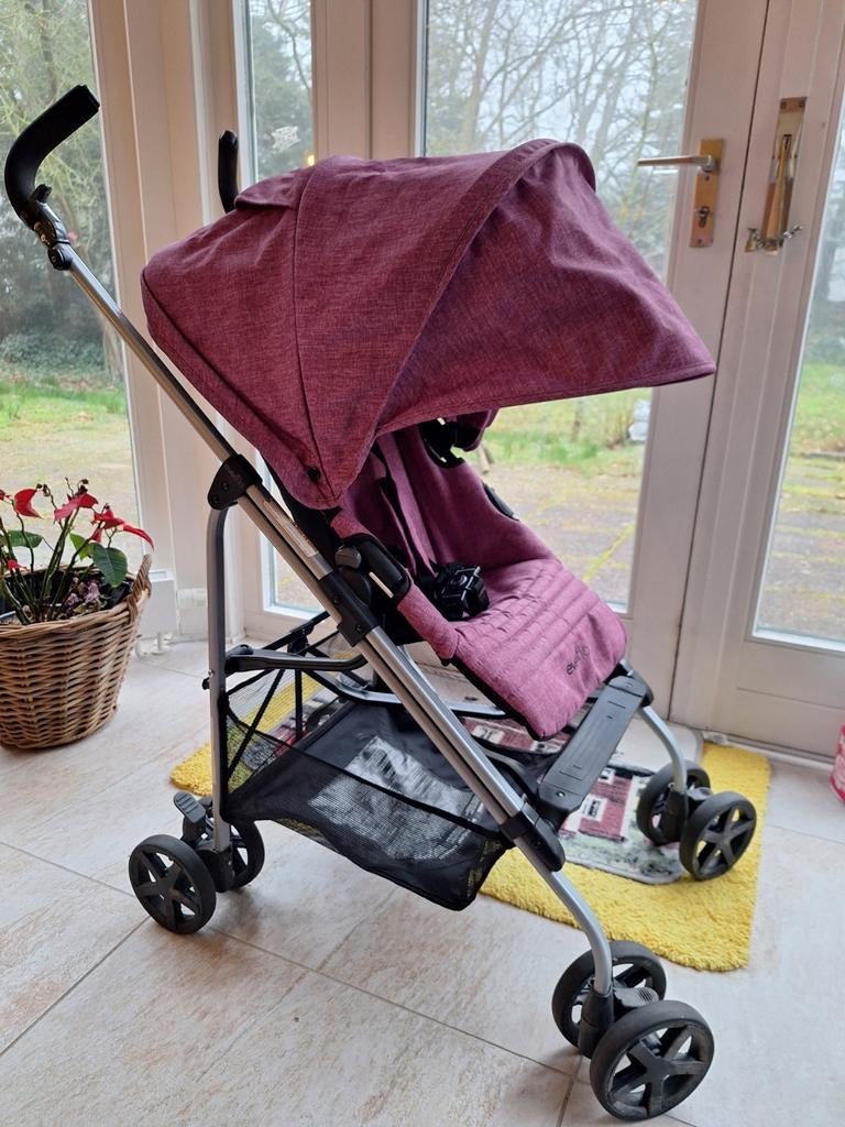 Evenflo Lichtgewicht Kinderwagen - Berry Pink, Ophalen, Gebruikt, Overige merken, Verstelbare rugleuning